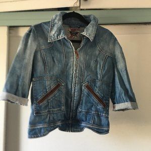 Denim Jacket, Short Sleeved